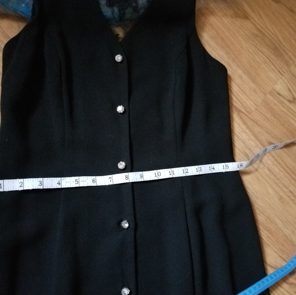 CDC Evening Caren Desiree Company evening dress button down front sequined back - Picture 13 of 15